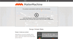 Desktop Screenshot of mattermachine.com